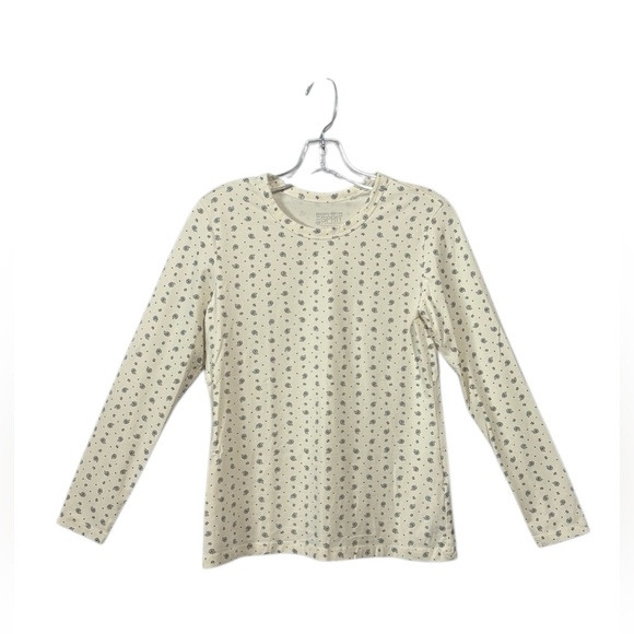 NWOT, ESPRIT, Cream Long Sleeve Shirt, Medium - Picture 6 of 8